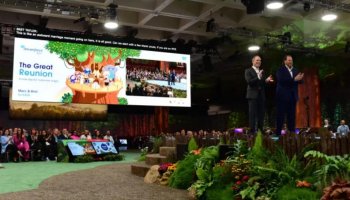 The first live Dreamforce meeting in three years comes in smaller than expected
